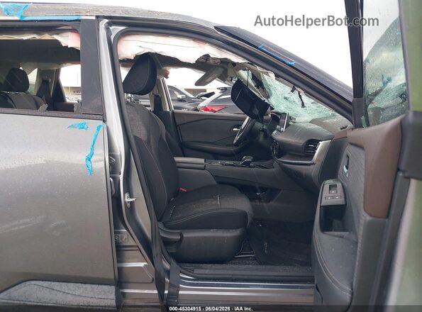 5N1AT3BA0MC701155 2021 NISSAN ROGUE Gray Սալոնի դիմացի տեսք