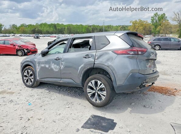 5N1AT3BA0MC709076 2021 NISSAN ROGUE Gray 