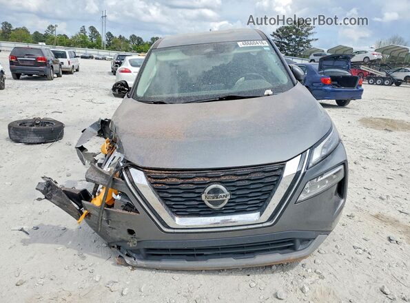 5N1AT3BA0MC709076 2021 NISSAN ROGUE Gray 
