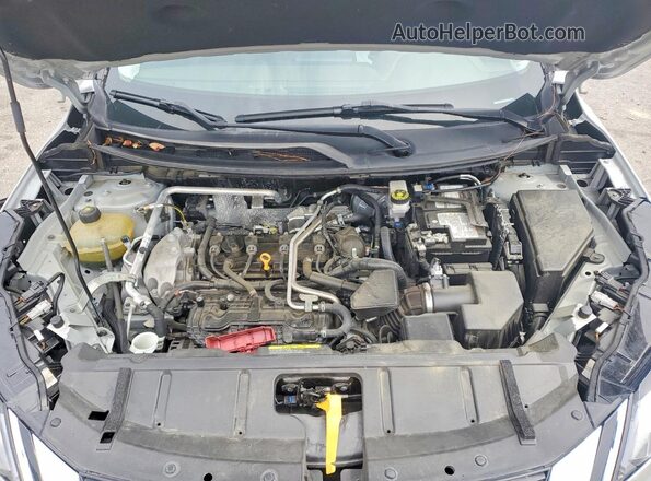5N1AT3BA0MC784831 2021 NISSAN ROGUE Silver Вид підкапотного простору