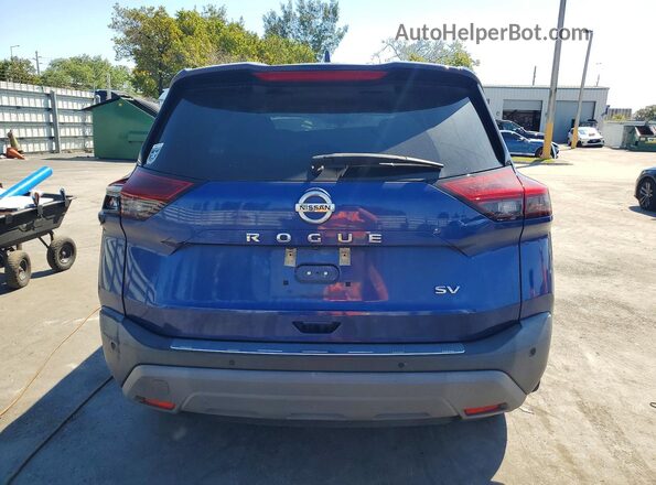 5N1AT3BA0MC788166 2021 NISSAN ROGUE Blue 