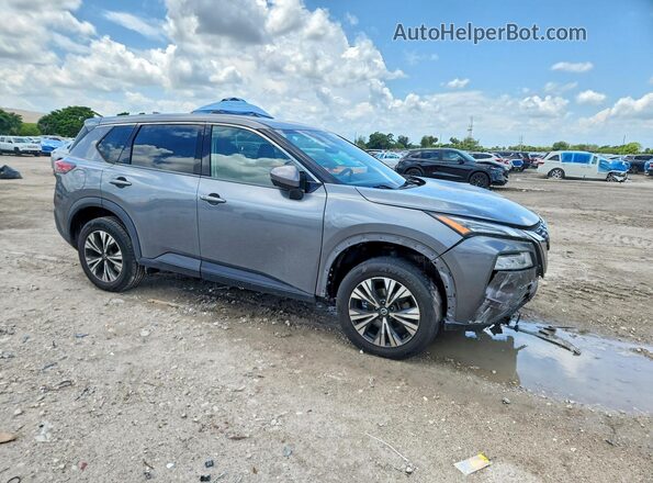 5N1AT3BA1MC720622 2021 NISSAN ROGUE Gray 