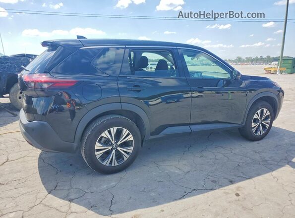5N1AT3BA1MC732544 2021 NISSAN ROGUE Black Задня права чверть