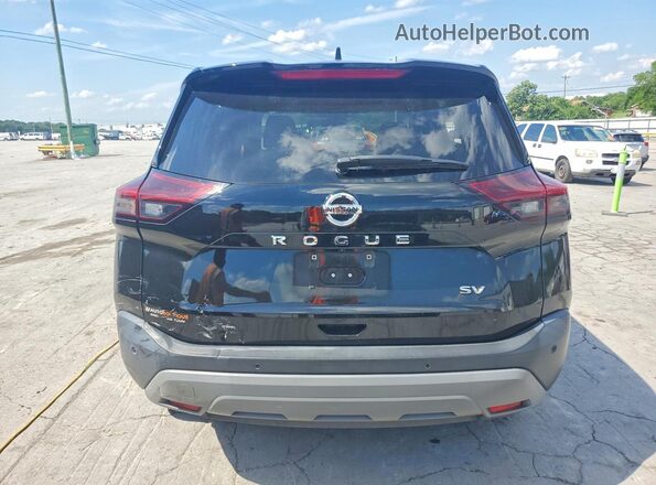 5N1AT3BA1MC732544 2021 NISSAN ROGUE Black Вид ззаду