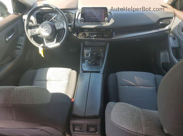 5N1AT3BA1MC732544 2021 NISSAN ROGUE Black Вид панелі приладів