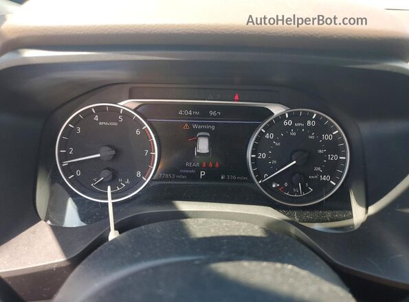 5N1AT3BA1MC732544 2021 NISSAN ROGUE Black Вид щитка приладів