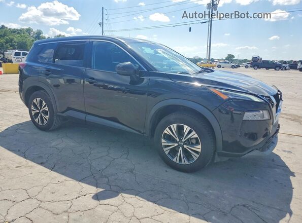 5N1AT3BA1MC732544 2021 NISSAN ROGUE Black Передня права чверть