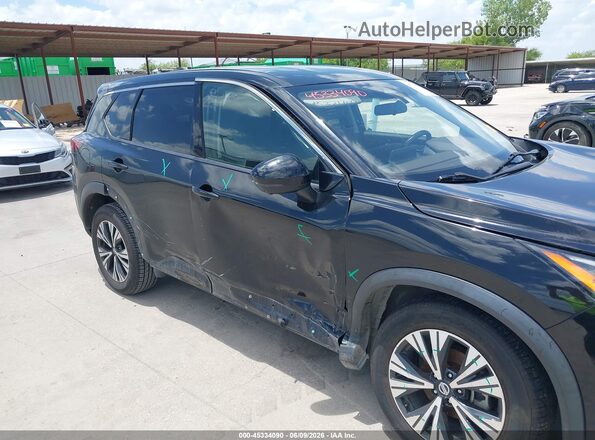 5N1AT3BA1MC735802 2021 NISSAN ROGUE Black Front view