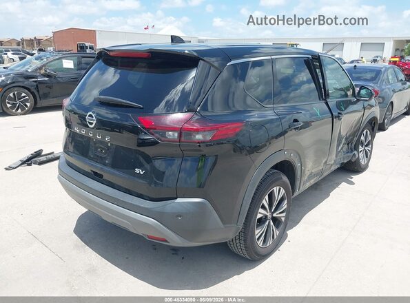 5N1AT3BA1MC735802 2021 NISSAN ROGUE Black Rear right