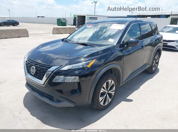 5N1AT3BA1MC735802 2021 NISSAN ROGUE Black Front left