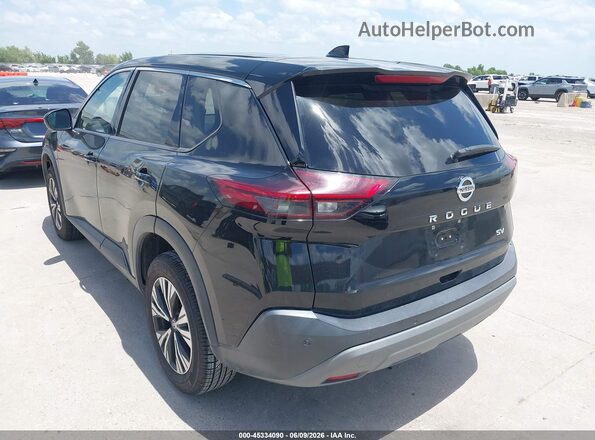 5N1AT3BA1MC735802 2021 NISSAN ROGUE Black Rear left