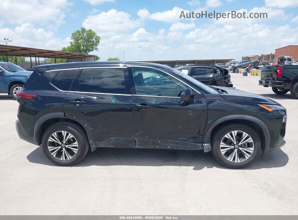 5N1AT3BA1MC735802 2021 NISSAN ROGUE Black Rear interior view