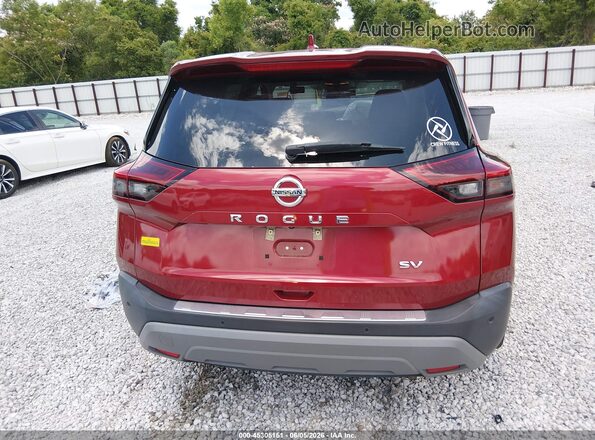 5N1AT3BA1MC808778 2021 NISSAN ROGUE Burgundy 