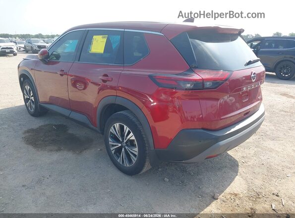 5N1AT3BA1MC840338 2021 NISSAN ROGUE Red Tył lewy