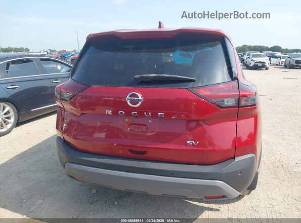 5N1AT3BA1MC840338 2021 NISSAN ROGUE Red 