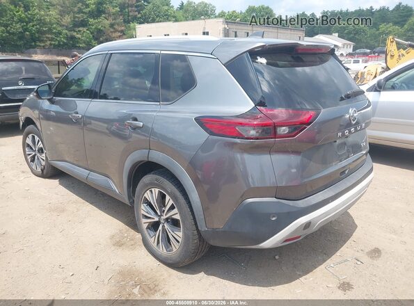 5N1AT3BA2MC700587 2021 NISSAN ROGUE Серый Задняя левая четверть