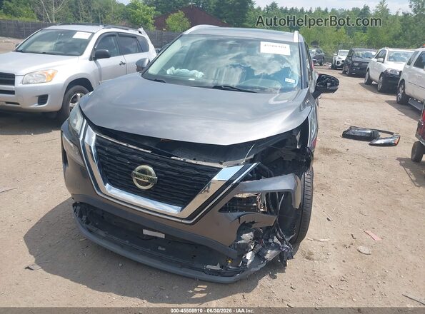 5N1AT3BA2MC700587 2021 NISSAN ROGUE Серый Вид спереди