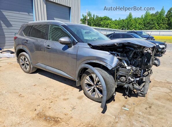 5N1AT3BA2MC734285 2021 NISSAN ROGUE Gray 
