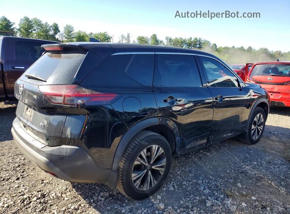 5N1AT3BA2MC774706 2021 NISSAN ROGUE Black Հետևի աջ