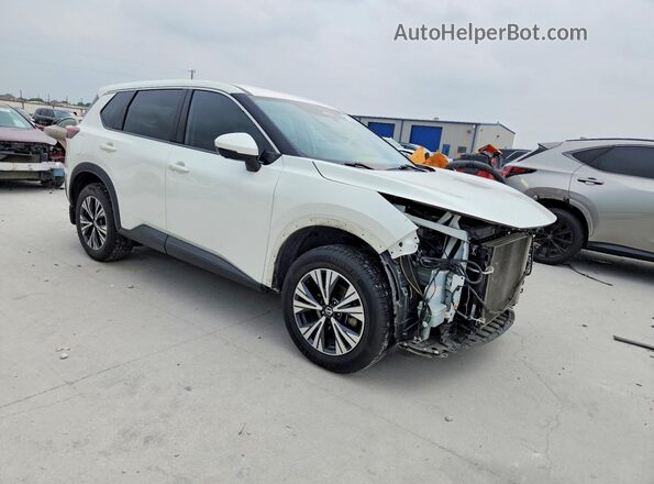 5N1AT3BA2MC795264 2021 NISSAN ROGUE White Передня права чверть