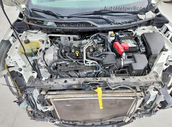 5N1AT3BA2MC795264 2021 NISSAN ROGUE White Вид підкапотного простору