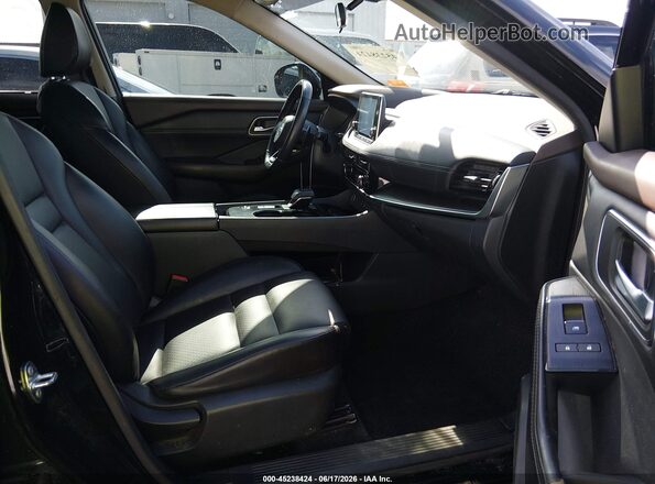 5N1AT3BA2MC796897 2021 NISSAN ROGUE Black Front interior view