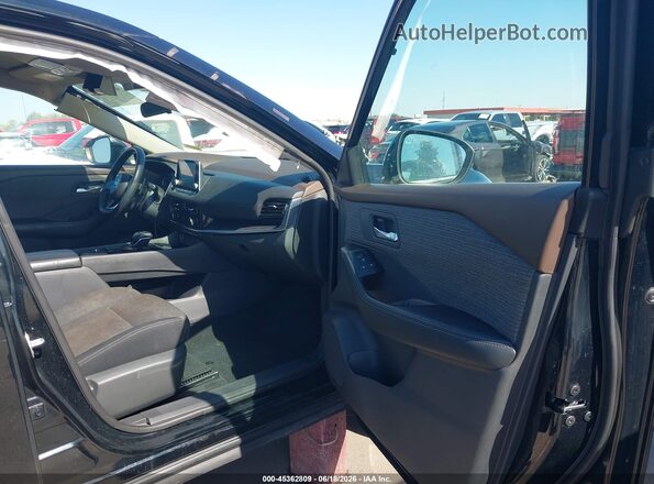 5N1AT3BA3MC746011 2021 NISSAN ROGUE Black Вид салону спереду