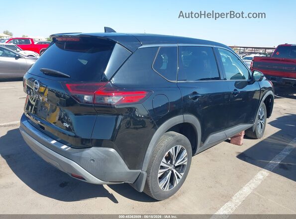 5N1AT3BA3MC746011 2021 NISSAN ROGUE Black Задня права чверть