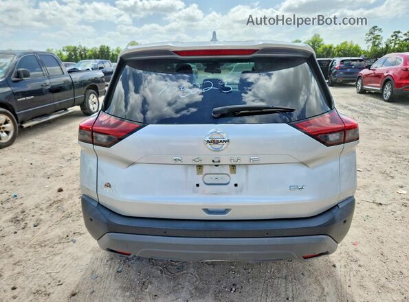 5N1AT3BA3MC765223 2021 NISSAN ROGUE Gray Вид ззаду