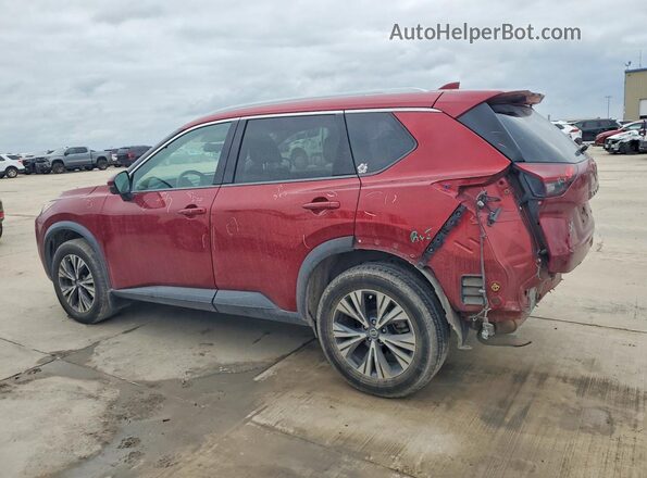 5N1AT3BA3MC766579 2021 NISSAN ROGUE Burgundy Rear left