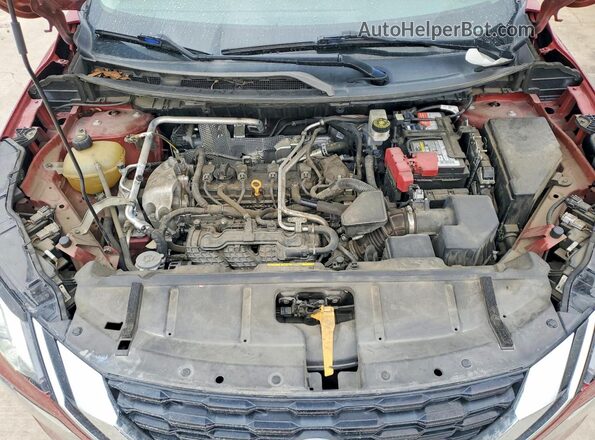 5N1AT3BA3MC766579 2021 NISSAN ROGUE Burgundy Rear interior view