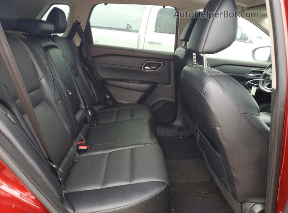 5N1AT3BA3MC766579 2021 NISSAN ROGUE Burgundy Rear seats view