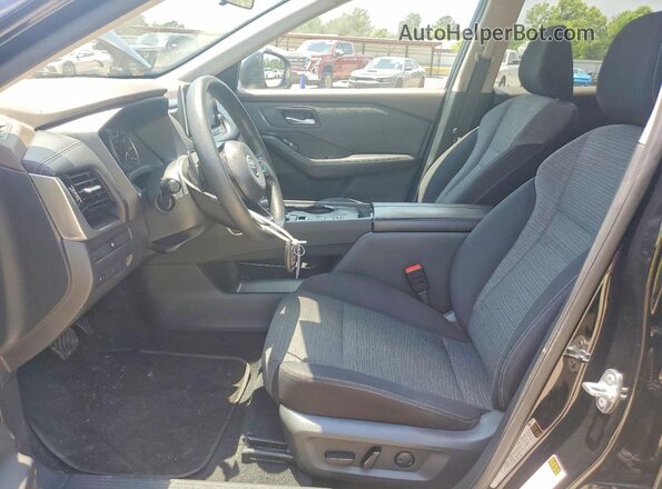 5N1AT3BA3MC783964 2021 NISSAN ROGUE Black Вид салону спереду