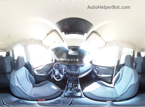 5N1AT3BA3MC783964 2021 NISSAN ROGUE Black Панорамний вид салону 360°