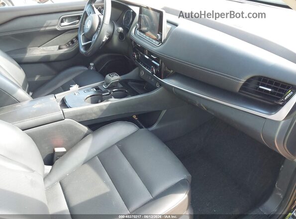 5N1AT3BA3MC804490 2021 NISSAN ROGUE Black Front interior view