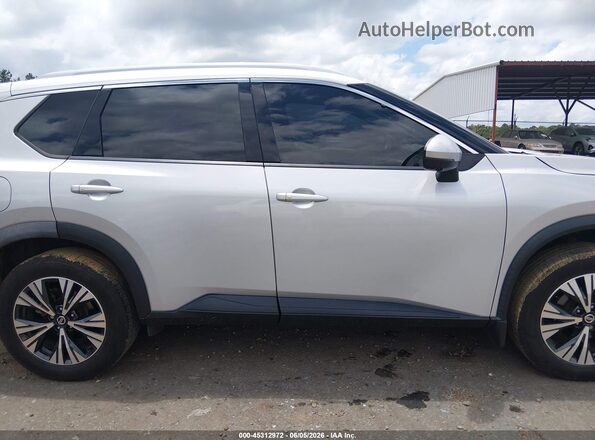 5N1AT3BA3MC810032 2021 NISSAN ROGUE Серебряный Панорамный вид салона 360°