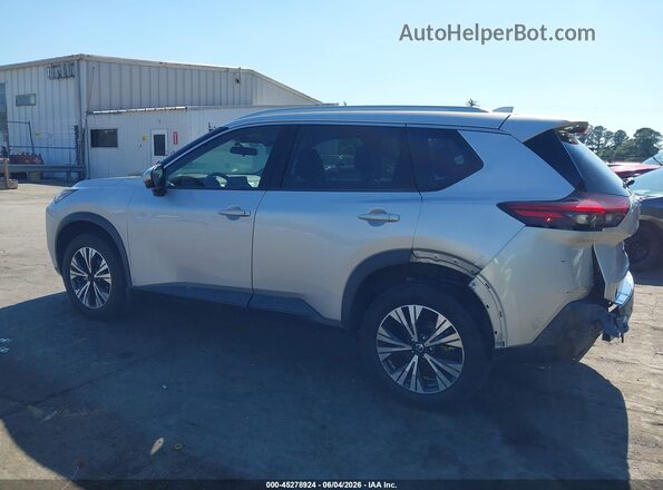 5N1AT3BA3MC821824 2021 NISSAN ROGUE Серебряный Панорамный вид салона 360°