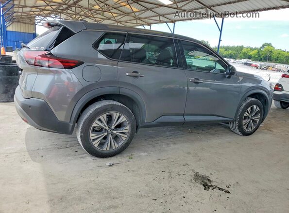 5N1AT3BA3MC834394 2021 NISSAN ROGUE Gray Задня права чверть