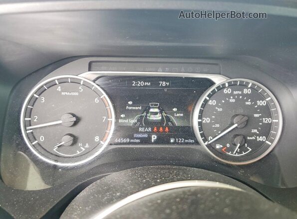 5N1AT3BA3MC834394 2021 NISSAN ROGUE Gray Вид щитка приладів