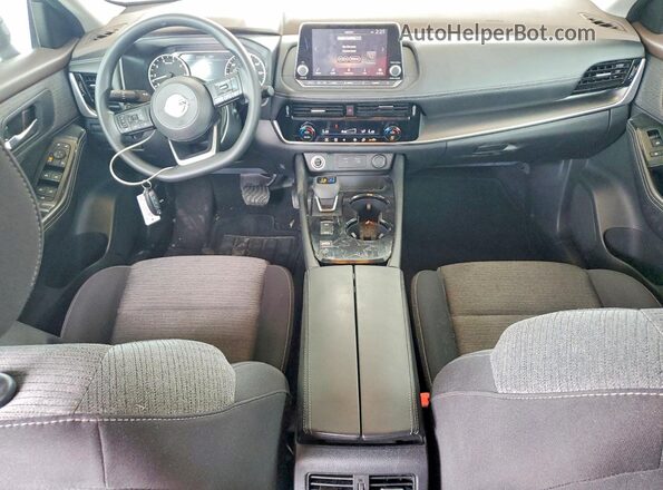 5N1AT3BA3MC834394 2021 NISSAN ROGUE Gray Вид панелі приладів