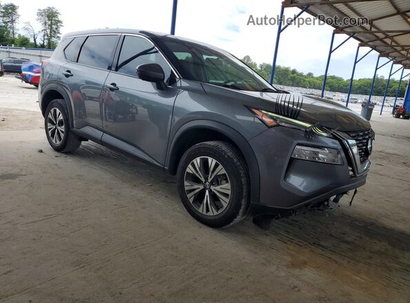 5N1AT3BA3MC834394 2021 NISSAN ROGUE Gray Передня права чверть