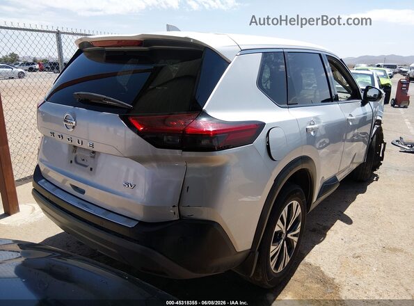 5N1AT3BA3MC836601 2021 NISSAN ROGUE Silver უკანა მარჯვენა