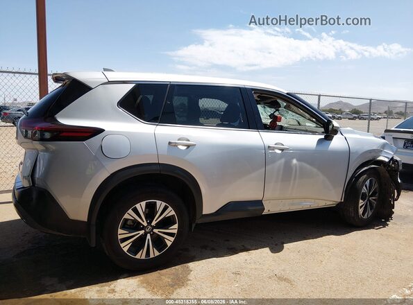 5N1AT3BA3MC836601 2021 NISSAN ROGUE Silver უკანა სალონის ხედი