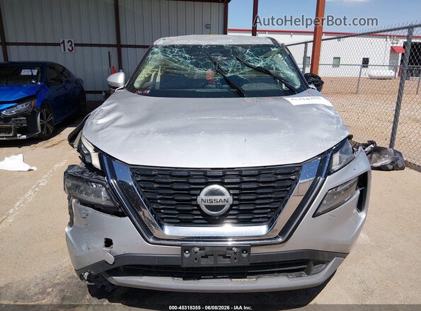 5N1AT3BA3MC836601 2021 NISSAN ROGUE Silver ხელსაწყოთა პანელის ხედი