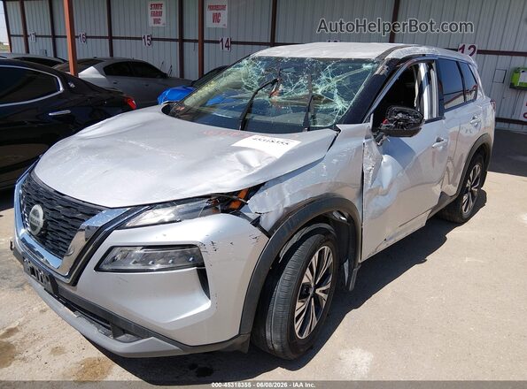 5N1AT3BA3MC836601 2021 NISSAN ROGUE Silver წინა ხედი
