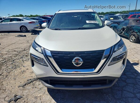 5N1AT3BA5MC782797 2021 NISSAN ROGUE White Դիմացի տեսք