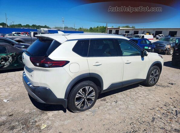 5N1AT3BA5MC782797 2021 NISSAN ROGUE White Հետևի աջ