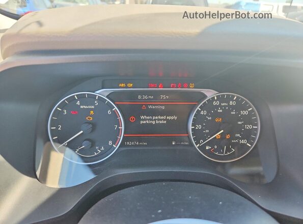 5N1AT3BA5MC782797 2021 NISSAN ROGUE White Սարքավորումների վահանակի տեսք