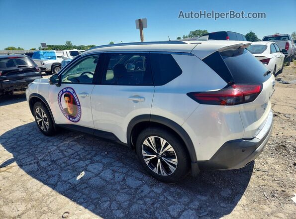 5N1AT3BA5MC782797 2021 NISSAN ROGUE White Հետևի ձախ