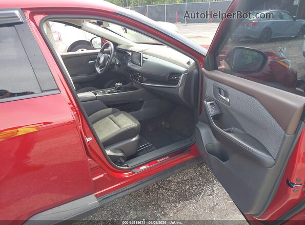 5N1AT3BA5MC807326 2021 NISSAN ROGUE Red Вид салону спереду